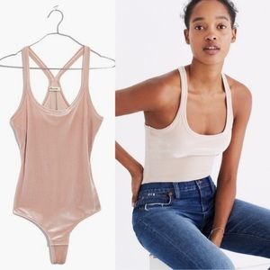 Madewell Velvet Bodysuit